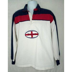 Vintage Rare England Rugby Barbarian Long Sleeve Jersey Shirt (XL)